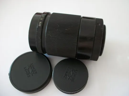 Объектив Юпитер-37А , М-42, No-7819508 . передняя и задняя крышки Характеристики