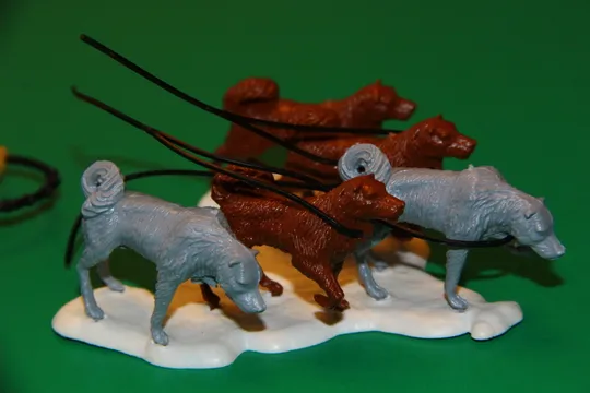 свопети чукчі мисливці на санях TIMPO 54мм Великобританія УЦІНКА З аукціону