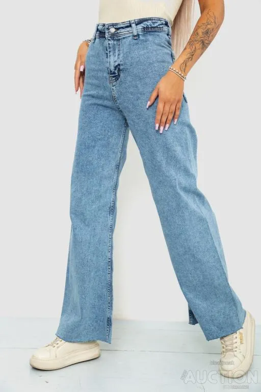 Джинсы женские, цвет темно-голубой, 244R416-2021 З аукціону