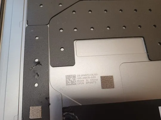 номер1052-3 кришка матриці 0P4NT2 AM37F000103 для Dell  Dell XPS 9500 9510 Precison 15 5550 5560 Кришка дисплея Тильна кришка Корпус матриці Верхня кришка matrix cover Top Case LCD Cover Rear Lid Back Cover Housing Cabinet оригінал Торговий майданчик