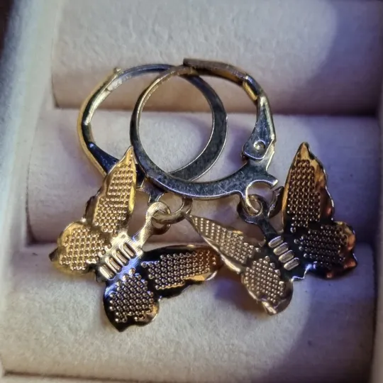 Сережки з метеликами, ретро стиль Ціна