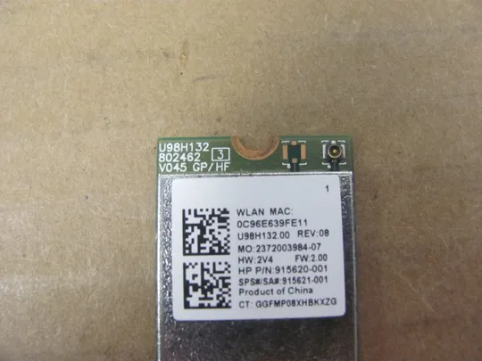 Купити 877-12 WI-FI модуль 915621-001  для HP 17-BY 17-CA 17-CS 17-CR 17T-BY 17Z-CA SILVER  оригінал