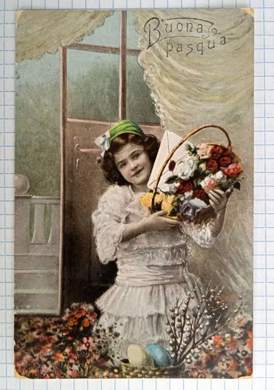 Поштова картка листівка Світлого Великодня! 1912 рік Italy Dc015 Ціна