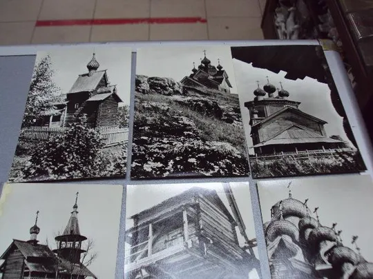 открытка набор деревянное зодчество севера 1972 11 шт №2717 Характеристики