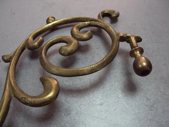 Деталь фрагмент запчасть от люстры лампы бронза длина 28 см №11589 Характеристики