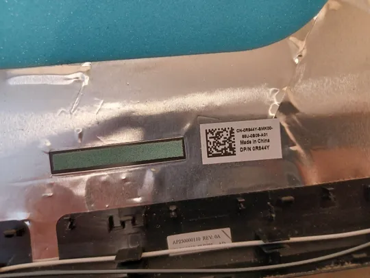 номер1065-13 кришка матриці AP250000110 0R844Y  для  DELL Latitude 3590 Кришка дисплея Тильна кришка Корпус матриці Верхня кришка matrix cover Top Case LCD Cover Rear Lid Back Cover Housing Cabinet оригінал Недорого