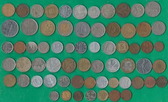 Монети світу 65 шт. без повторів [M] Ціна