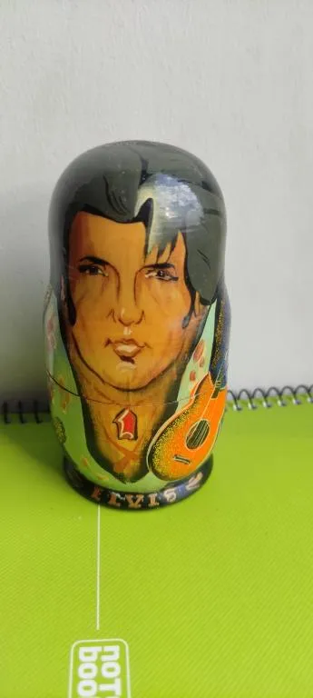 Редкая винтажная матрёшка Элвис Пресли хорошее состояние интересное исполнение np226 Інтернет-аукціон