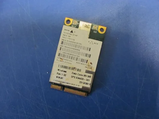 номер0116-47 Wi-Fi модуль (адаптер) MC8355 634400-001 для HP ELITEBOOK 2570P 2560P 8470p 8460p 250 G4 8770w 8760w оригінал З аукціону