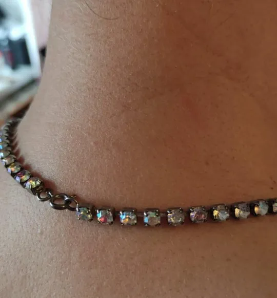 Колье винтажное Аврора Бореалис Чехословакия 1970-е bl534 З аукціону