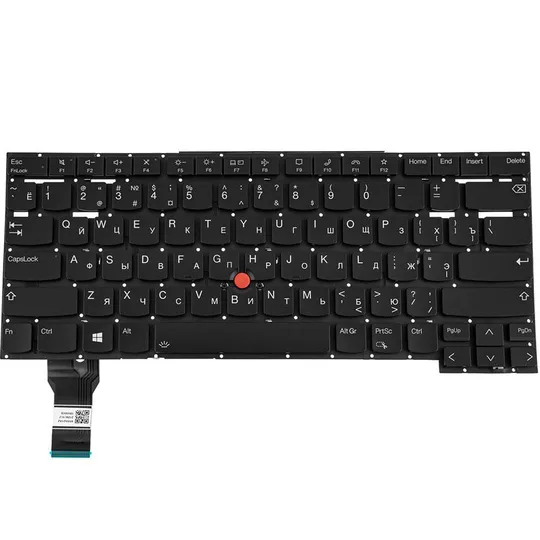 Купити Клавиатура для ноутбука LENOVO (ThinkPad: T14s Gen 4) rus, black, подсветка клавиш