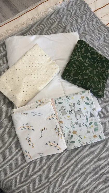 фото, Лот: Дитяча постільна білизна, ковдра, спальник