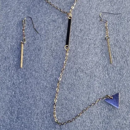 фото, Набір сережки та кольє