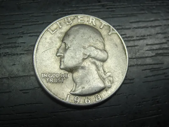 1/4 долара США 1968 Ціна