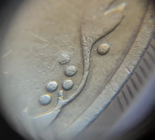 (4317) 25 копійок 1992 3БА(а)м по каталогу В.Шекені (25 копеек 1992 3БА(а)м брак) Продаж