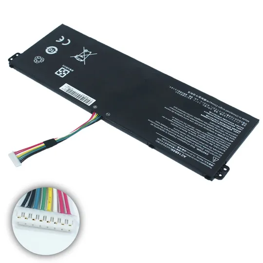 Купити Батарея для ноутбука ACER AC14B8K (Aspire: E5-771, ES1-511, V3-371 series) 15.2V 2200mAh, Black