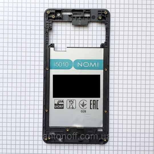 Рамка дисплея Nomi i5010 Evo M для телефона оригінал з розборки Ціна