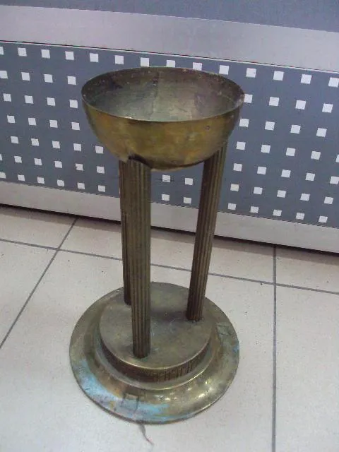 Ваза подставка с утяжелителем под вазу или вазон высота 29,5 см, диаметр 12 см (№1200) №11420 Недорого