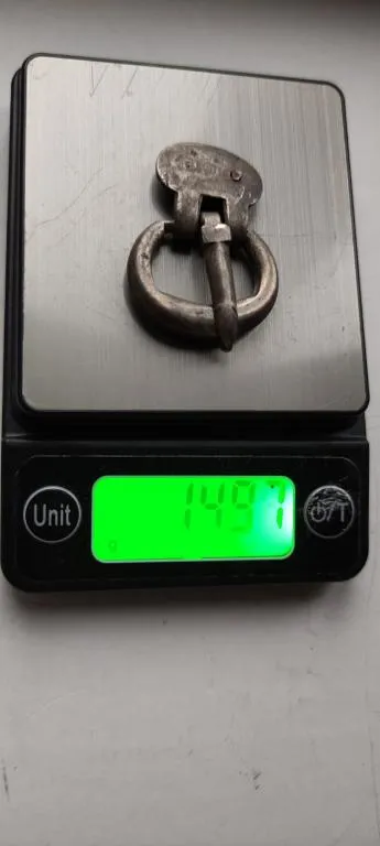 1 век н.э. пряжка Серебро Древний Рим , относительно тяжелая, хороше состояние ky642 З аукціону