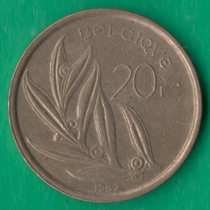 фото, 20 франків 1982 року Belgique [МШ1]