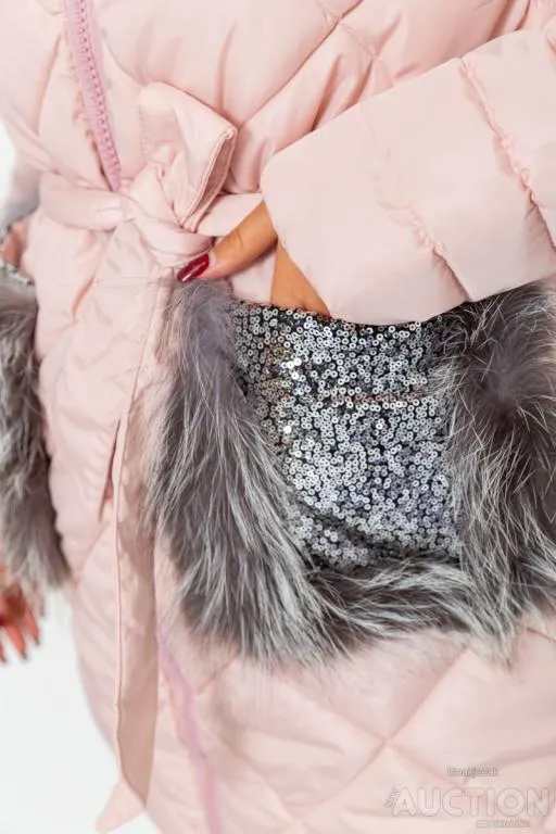 Куртка женская, цвет пудровый, 235R6235 Де купити