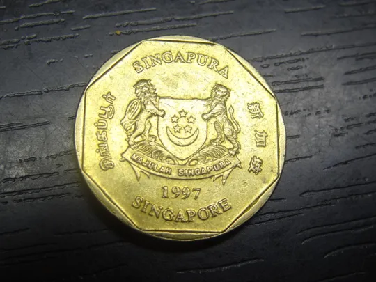 Купити 1 долар Сінгапур 1997