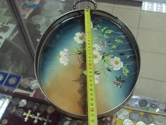 поднос старинный винтажный Недорого