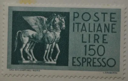 фото, Италия Экспресс почта 1966 MNH