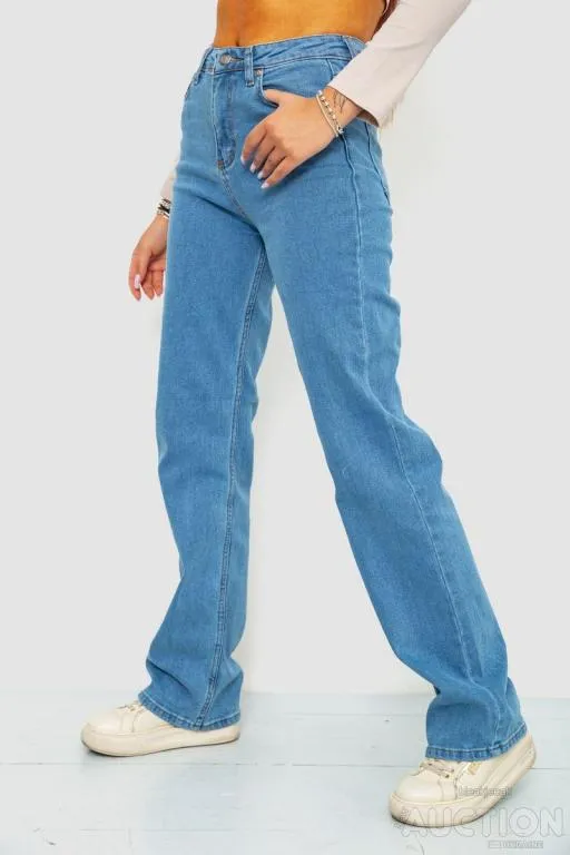 Джинсы женские, цвет голубой, 244R410-2022 З аукціону