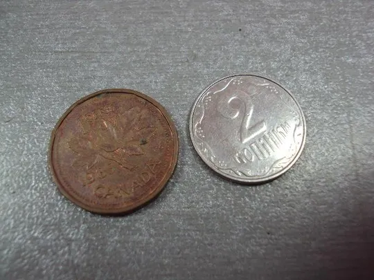 монета канада 1 цент 1985 №9533 Ціна