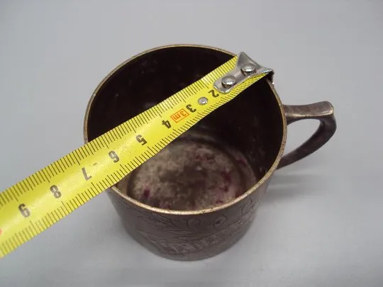 Подстаканник на память Варшава листья plewkiewicz w warszawie высота 5,9 см, диаметр 6,6 см №13655 З аукціону