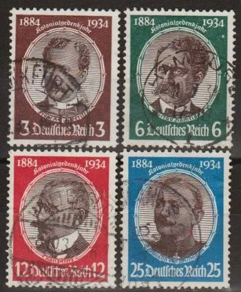 1934 - Рейх - Колонізатори Mi.540-43 _38.0 € Ціна