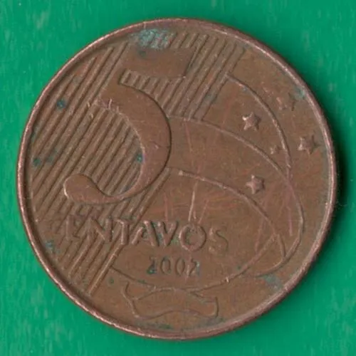 5 сентаво 2002 року Бразилія [КВ] Ціна
