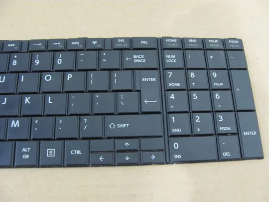 номер0028-6 клавіатура  Клавіатура для ноутбука  Keyboard робоча NSK-TT8SU MP-11B96GB-930B для Toshiba Satellite C50 C50D C55 C55D оригінал Інтернет-аукціон