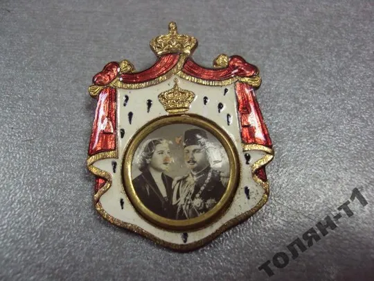 Купити знак египет свадьба короля Фарука и королевы Фарида 30е №10179