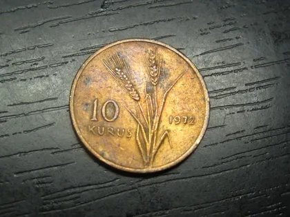 фото, 10 курушів Туреччина 1972
