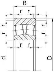 подшипник 3616 ГПЗ-11 ( bearing 22316 ) сферический двухрядный роликовый ГОСТ 5721-75 З аукціону
