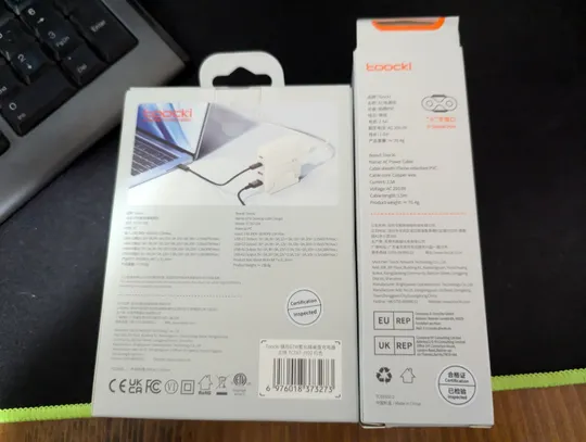 Купити Toocki GaN 67W зарядка блок живлення зарядна станція 67Вт Type-C Type-A