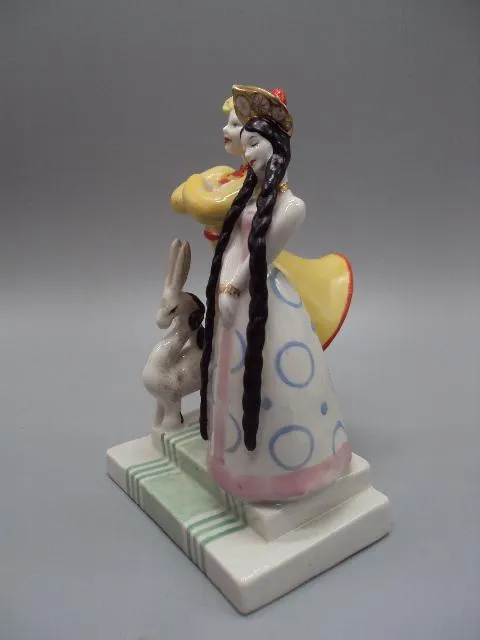 Купити Фигура фарфор Старый Киев сказка конек-горбунок Иванушка-дурачок и царь-девица 19 см целые №10570