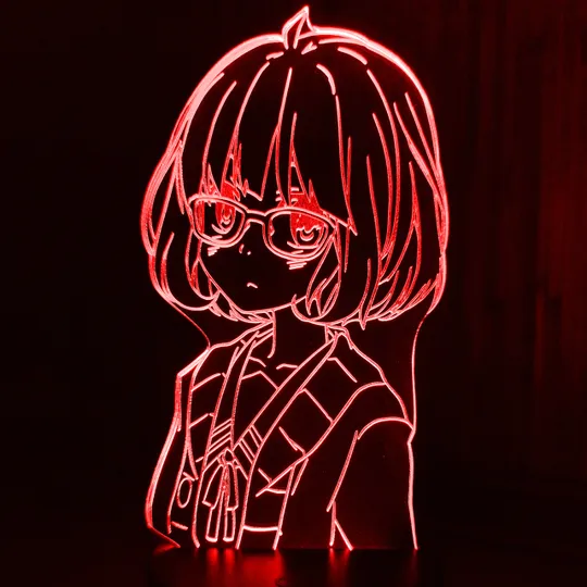 Акриловий світильник-нічник Мірай Куріяма червоний tty-n001649 Ціна