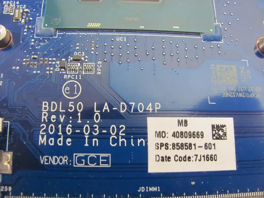 90-13 материнська плата i5-6200U SR2EY BDL50 LA-D704P для HP 15-AY 15-AM 15-AL 15-AC 15-AF 15-BA 250 G4 G5 оригінал Характеристики