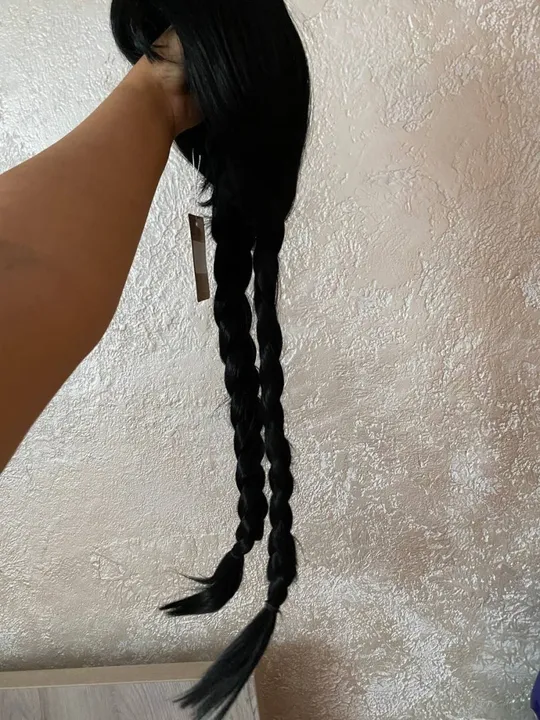 Перука, чорна (косічки) Р-51 З аукціону