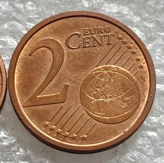 (2109) 1 євроцент 2014 та 2 євроценти 2014 Італія - 2 монети одним лотом (1 евроцент 2014, 2 евроцента 2014 Италия) Інтернет-аукціон
