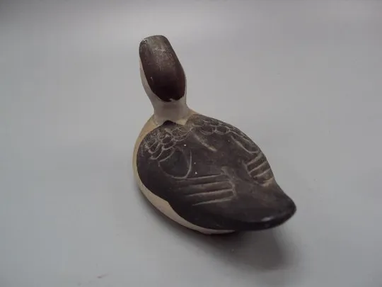 Фигура керамика статуэтка утка сезелень уточка высота 7 см, длина 12,5 см №13134 Недорого