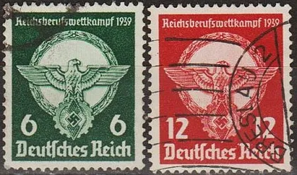 фото, 1939 - Рейх - Професійний конкурс Mi.689-90 _10,0 € _гаш