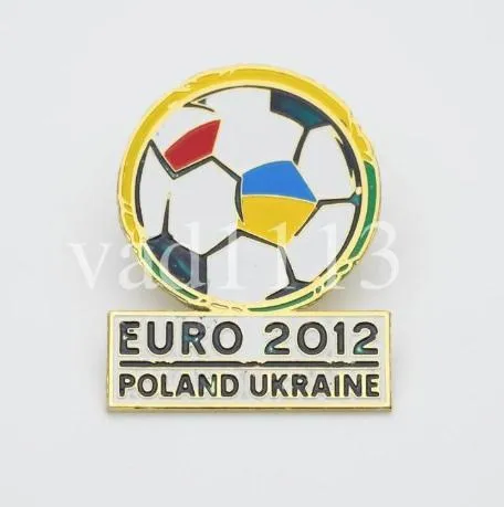 Футбол - значок из серии  "ЕВРО 2012" УКРАИНА, ПОЛЬША Ціна