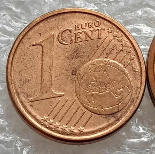 (2109) 1 євроцент 2014 та 2 євроценти 2014 Італія - 2 монети одним лотом (1 евроцент 2014, 2 евроцента 2014 Италия) Де купити