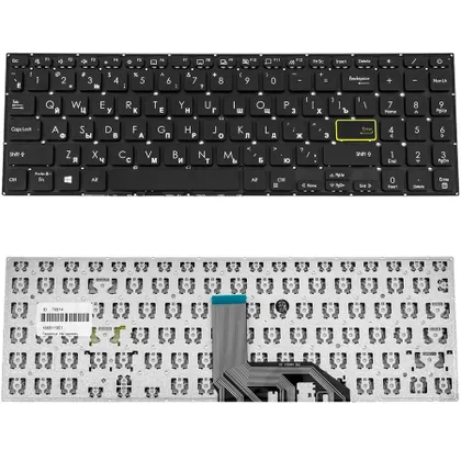 фото, Клавіатура для ноутбука ASUS (X513, X531 series) rus, black, без кадру