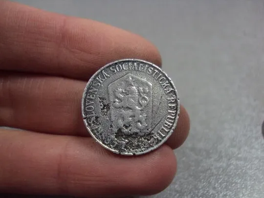 монета чехословакия 5 геллеров 1962-1976 №8889 З аукціону