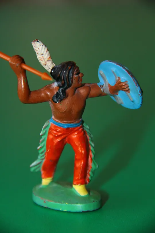 індіанець із списом ГДР №004 БІЛЕ ПЕРО Lisanto Антон Редер Ціна